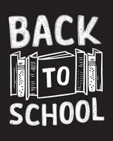 Back to School Education Elements and Typography Design vector