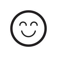 Cute smile outline thin icon, Retouch. GUI, UX design. Outline isolated user interface element for app and web. vector