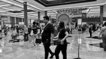 Jakarta, Indnesia on December 17 2023. Jakarta x Beauty 2023. Very busy with both male and female visitors. Female Daily. photo