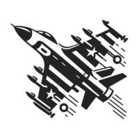 Illustration of Fighter Plane vector