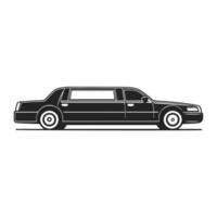 Streamlined Limousine Graphic Ready for Modern Projects vector