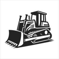 Bulldozer Simple Design vector