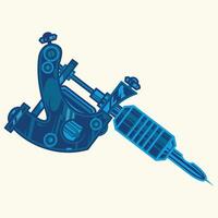 beautiful tattoo machine concept design vector