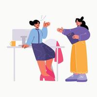 workplace office people conflict argue vector