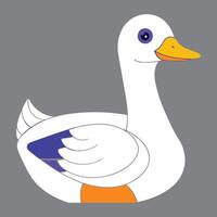 A colorful duck eps vector