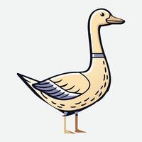 A colorful duck eps vector