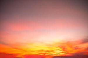 Beautiful , luxury soft gradient orange gold clouds and sunlight on the blue sky perfect for the background, take in everning,Twilight, Large size, high definition landscape photo