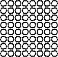 Texture in the form of a geometric pattern of black circles on a white background vector