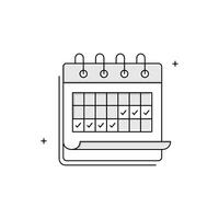 Event, Calendar, Date, Schedule Icon Design vector