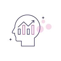 Business Data Insights Icon Design vector
