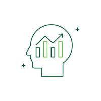 Business Data Insights Icon Design vector