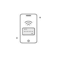 Mobile Payment, Banking, Payment App icon Design vector