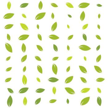 Leaf background pattern vector