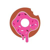 Donuts illustration flat design vector