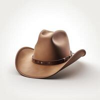 Cowboy Hat mockup on minimal background photo