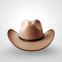 Cowboy Hat mockup on minimal background photo