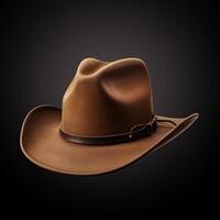 Cowboy Hat mockup on minimal background photo