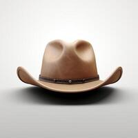Cowboy Hat mockup on minimal background photo