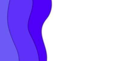 Blue lines moving placeholder, seamless loop animation with white copy space video