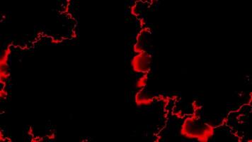 Smoldering surface, from black solid to green screen. Fire spreading and burning transition video