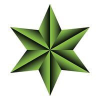 star shape and gradient color for designer vector