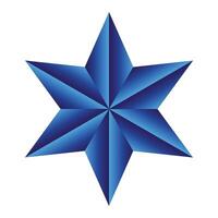 star shape and gradient color for designer vector