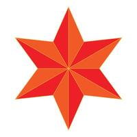 star shape and gradient color for designer vector