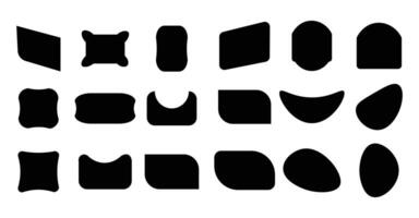 various graphics shape for graphics design vector