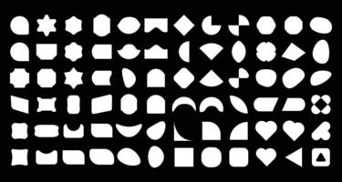 various graphics shape for graphics design vector