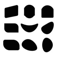 various graphics shape for graphics design vector