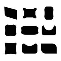 various graphics shape for graphics design vector