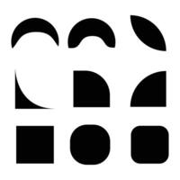 various graphics shape for graphics design vector