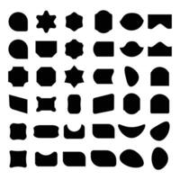 various graphics shape for graphics design vector
