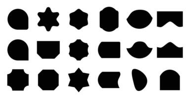 various graphics shape for graphics design vector