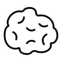 Clay Line Icon vector