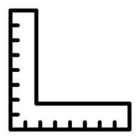 Ruler Line Icon vector