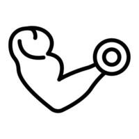 Training Line Icon vector