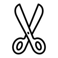 Scissors Line Icon vector