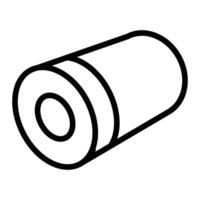 Telescope Lens Line Icon vector