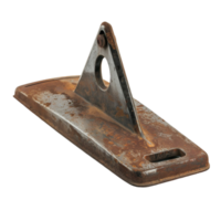 a rusty metal object on a transparent background png