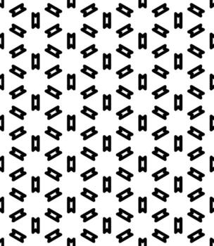 patrón abstracto sin costuras en blanco y negro. fondo y telón de fondo. diseño ornamental en escala de grises. vector