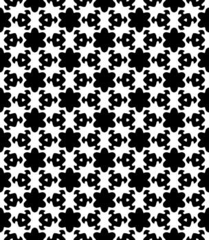 patrón abstracto sin costuras en blanco y negro. fondo y telón de fondo. diseño ornamental en escala de grises. vector