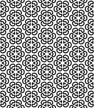 patrón abstracto sin costuras en blanco y negro. fondo y telón de fondo. diseño ornamental en escala de grises. vector