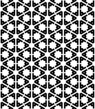 Black and white seamless abstract pattern. Background and backdrop. Grayscale ornamental design. vector