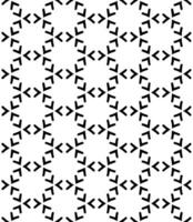 Black and white seamless abstract pattern. Background and backdrop. Grayscale ornamental design. vector
