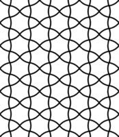Black and white seamless abstract pattern. Background and backdrop. Grayscale ornamental design. vector