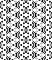 Black and white seamless abstract pattern. Background and backdrop. Grayscale ornamental design. vector
