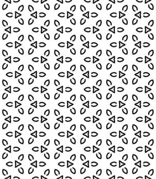 patrón abstracto sin costuras en blanco y negro. fondo y telón de fondo. diseño ornamental en escala de grises. vector