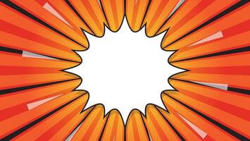 Abstract Comic Background With Blank Speech Bubble Illustration vector