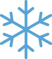 Snowflake icon weather symbol illustration vector